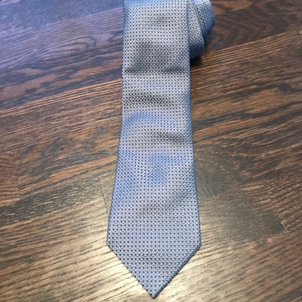 Jones New York Dark Gray/Silver Neck Tie